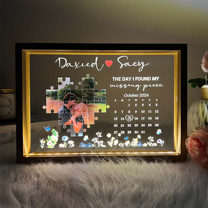 50%OFF⭐️The Day I Found My Missing Piece Lightbox Personalized Gift