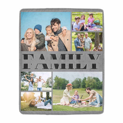 Customized LOVE Blankets with Photos Personalized Text