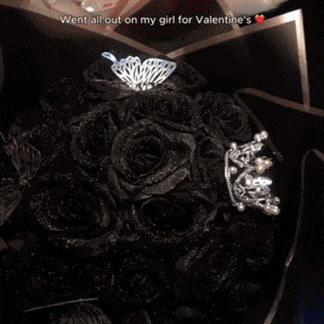 Glitter Rose Bouquet, Valentine's Day Gift🎈
