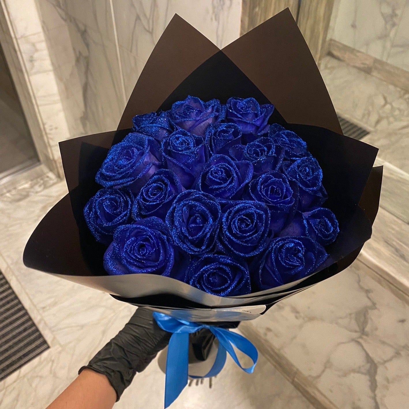 Glitter Rose Bouquet, Valentine's Day Gift🎈