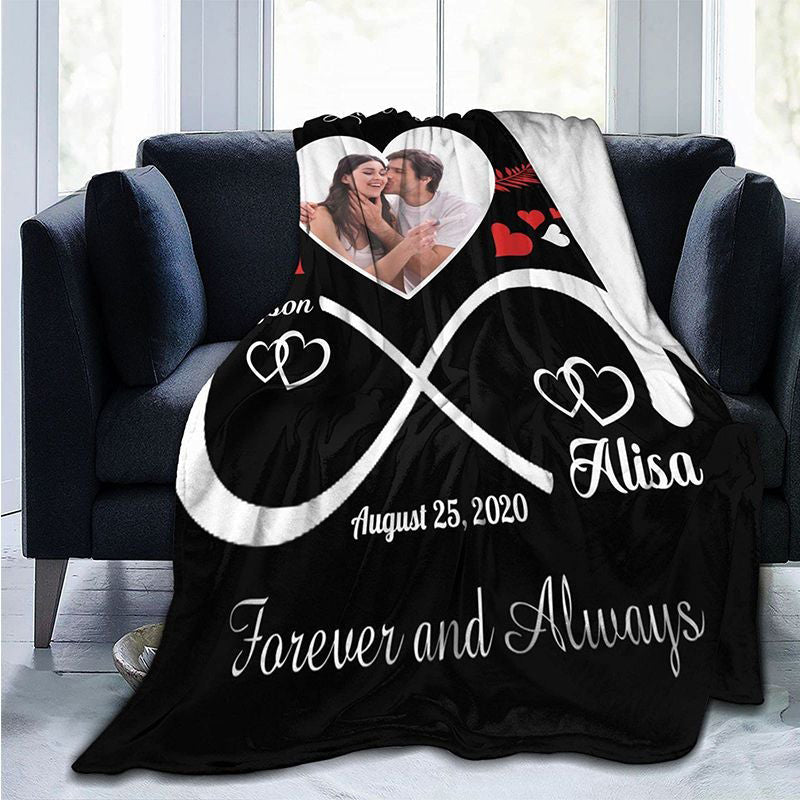 Personalized Unlimited Photo Text Blanket