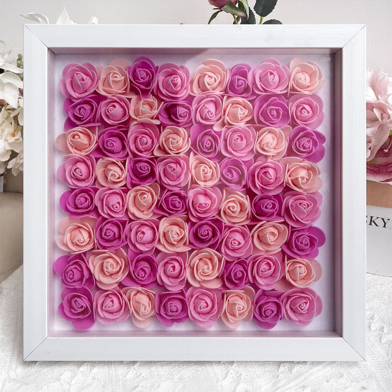 My Missing Piece - Personalized Photo Flower Shadow Box