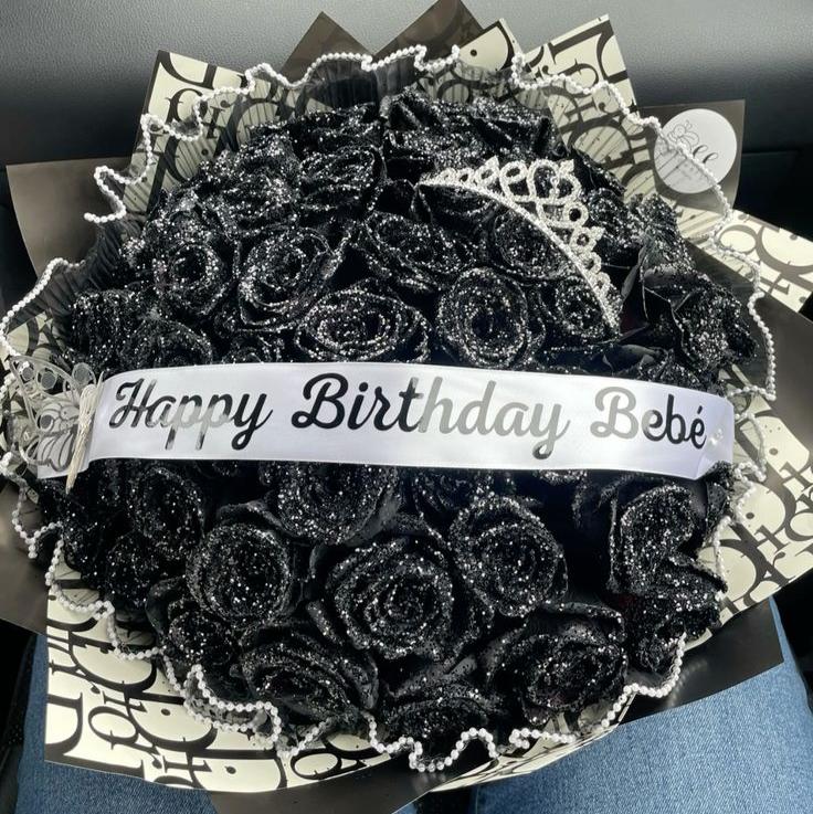 Glitter Rose Bouquet, Valentine's Day Gift🎈