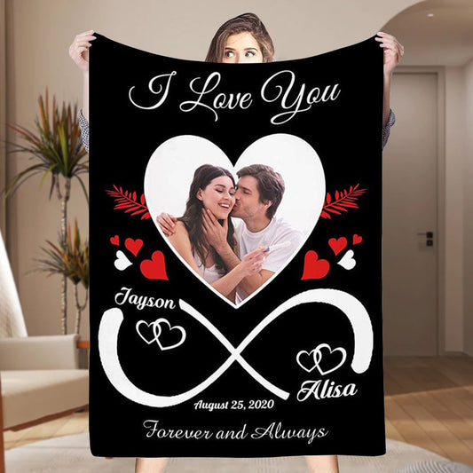 Personalized Unlimited Photo Text Blanket