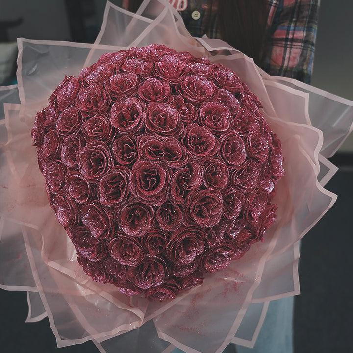 💕Glitter Rose Bouquet