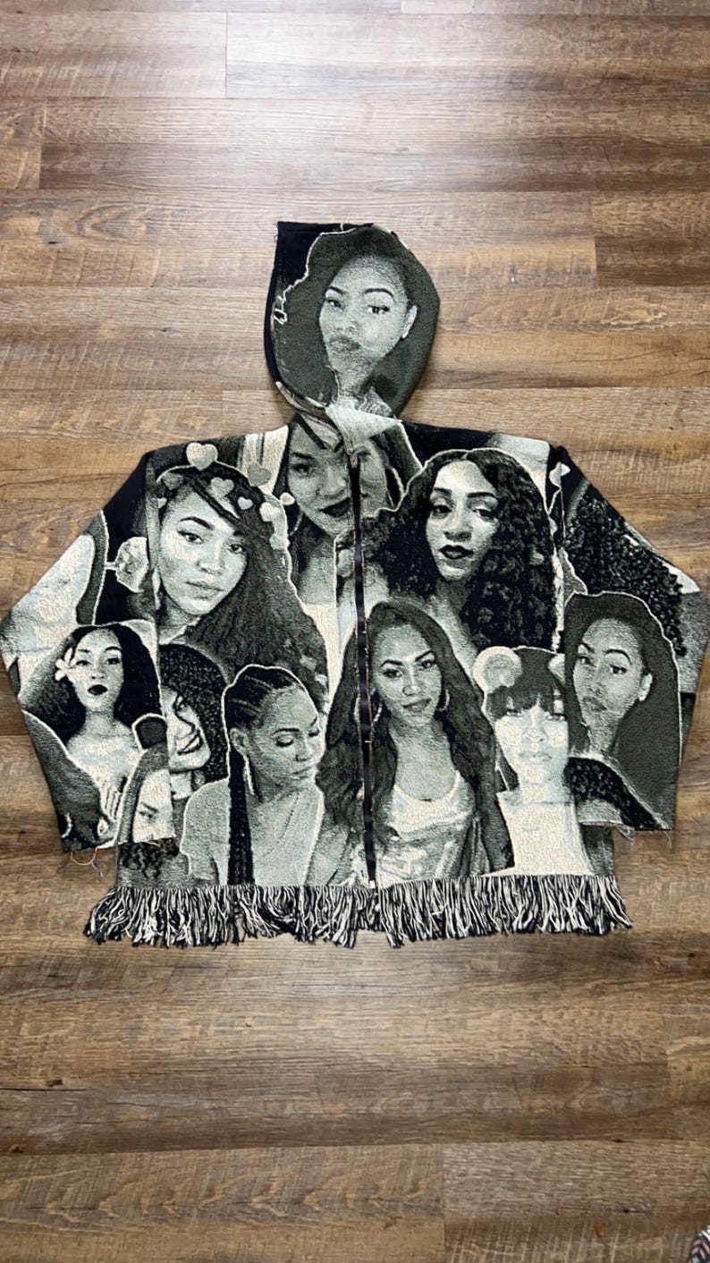 Custom Vintage Photo Tapestry Sweatshirt Hoodie