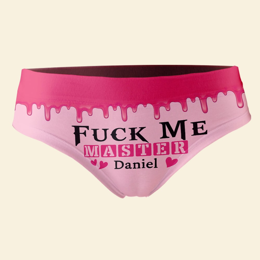 Personalized Gifts For Her Pink Women's Brief Naughty Valentine's Gifts