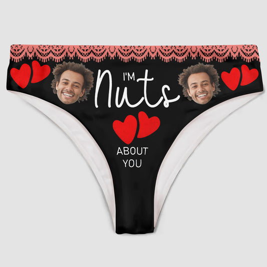 I'm Nuts About You - Personalized Custom Women's Briefs - Gift For Couple, Girlfriend