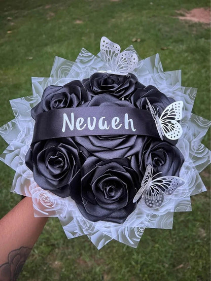 💕Eternal Roses - HandMade From Satin Ribbon(Never Wither)