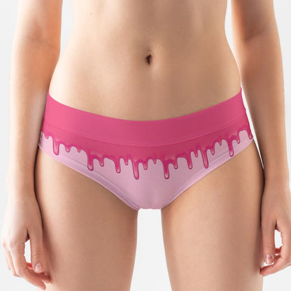 Personalized Gifts For Her Pink Women's Brief Naughty Valentine's Gifts