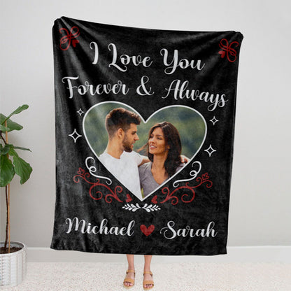 Personalized Couple Photo Blanket