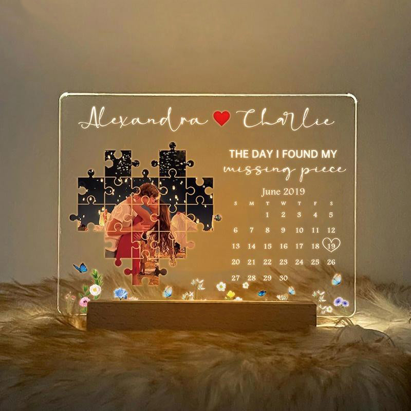 50%OFF⭐️The Day I Found My Missing Piece Lightbox Personalized Gift