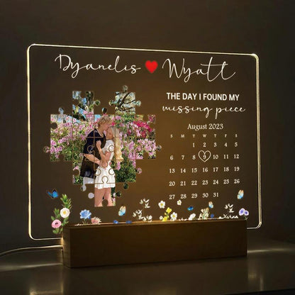 50%OFF⭐️The Day I Found My Missing Piece Lightbox Personalized Gift