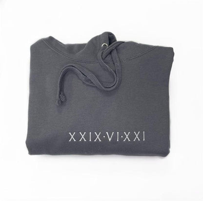 Roman Numeral Hoodie (Chest)