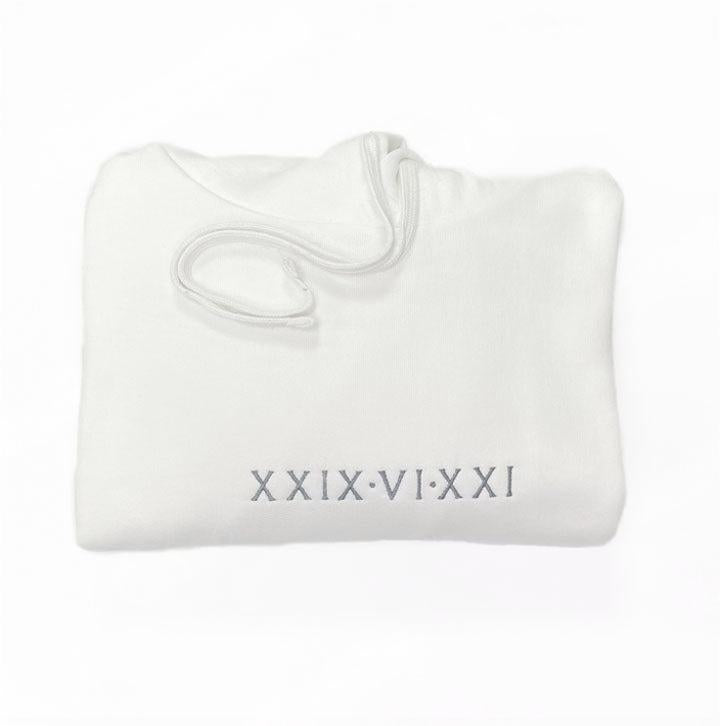 Roman Numeral Hoodie (Chest)