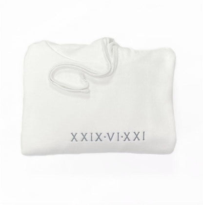 Roman Numeral Hoodie (Chest)