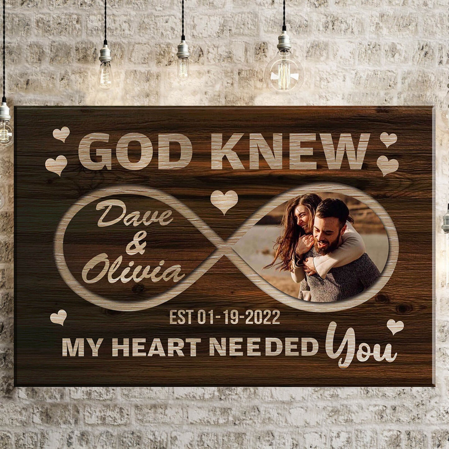 God Knew Premium Canvas Poster