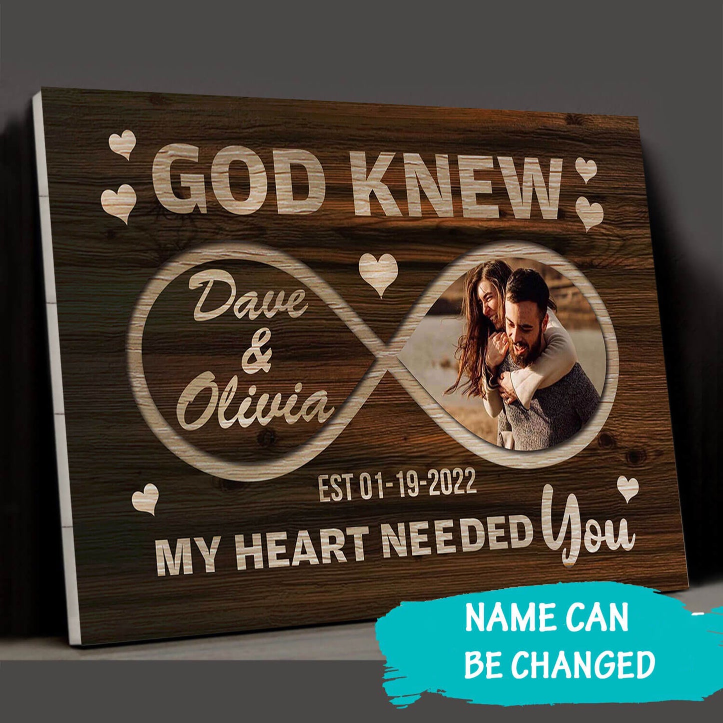 God Knew Premium Canvas Poster