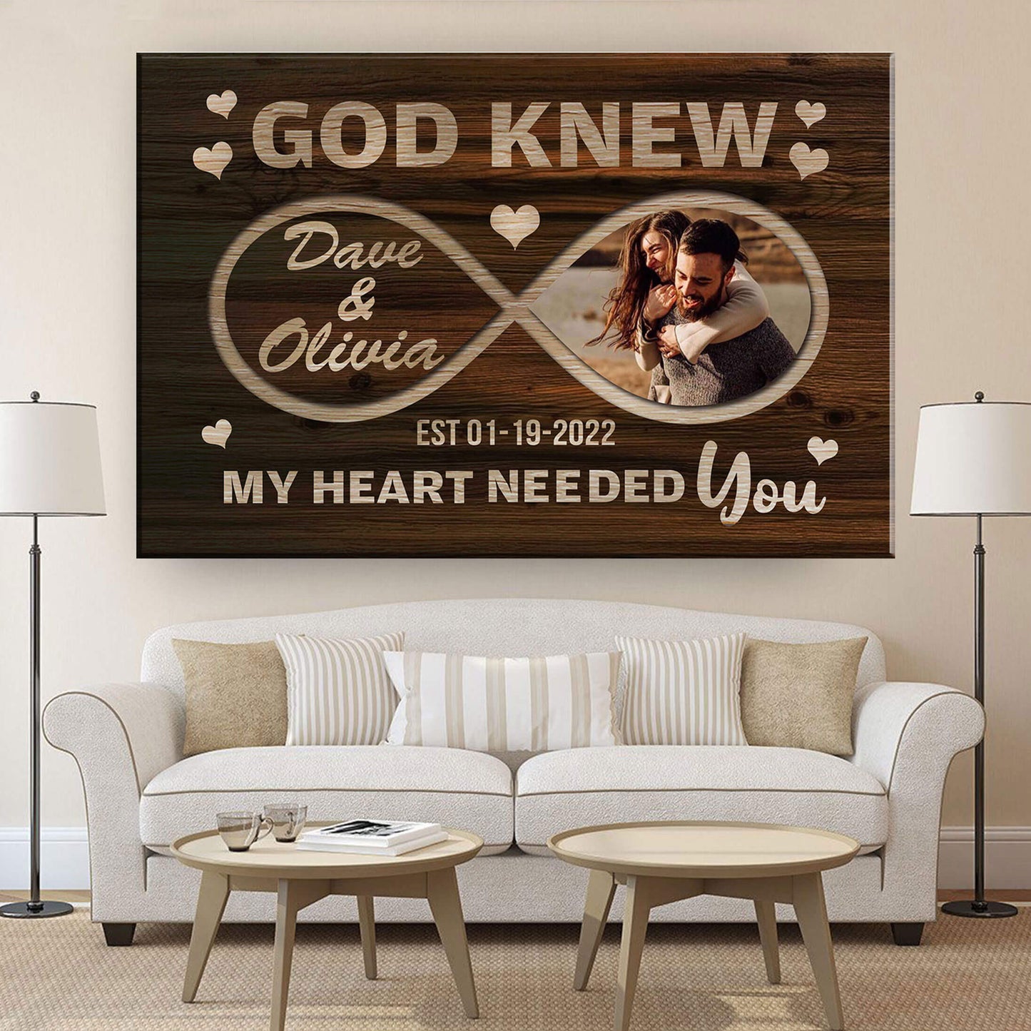 God Knew Premium Canvas