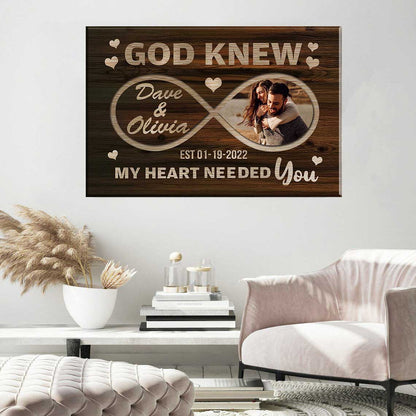 God Knew Premium Canvas Poster