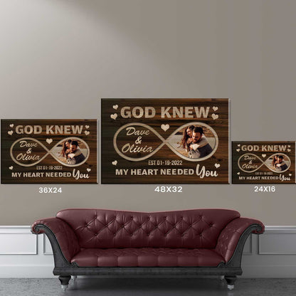 God Knew Premium Canvas Poster