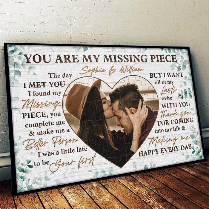 I Want All Of My Lasts To be With You -  Personalized Horizontal Poster