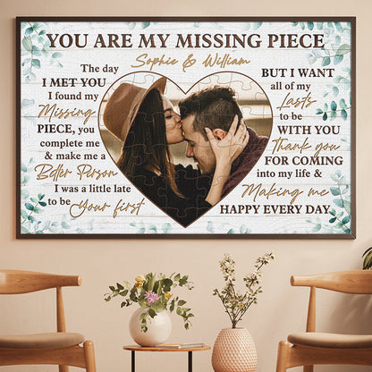 I Want All Of My Lasts To be With You -  Personalized Horizontal Poster