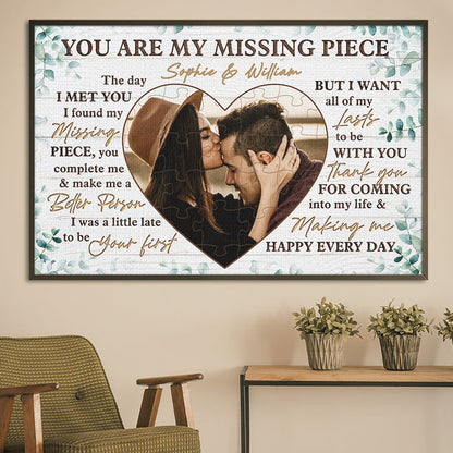 I Want All Of My Lasts To be With You -  Personalized Horizontal Poster