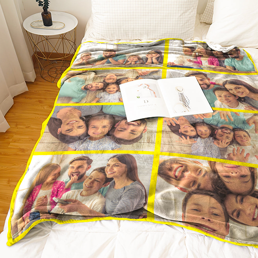 Personalized Collage Photo Blanket Photo Album Blanket Gifts for Lovers