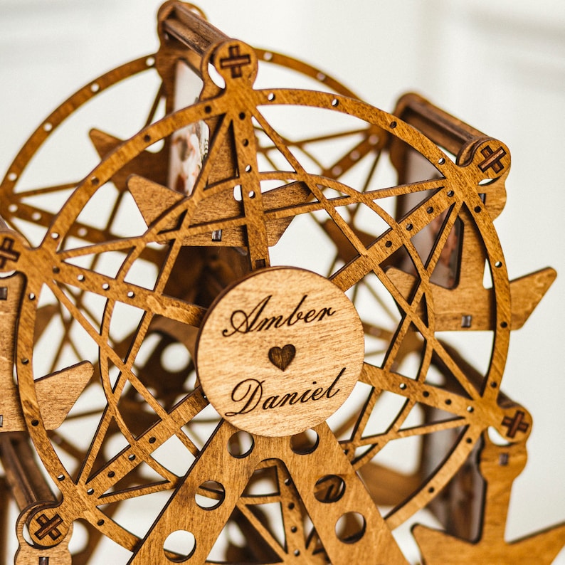 Custom Wooden Ferris Wheel Photo Album