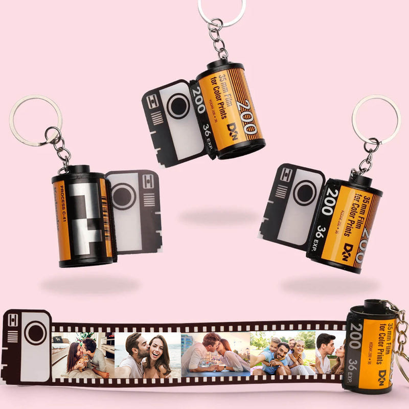 Custom Drive Safe Film Roll Keychain For Your Love